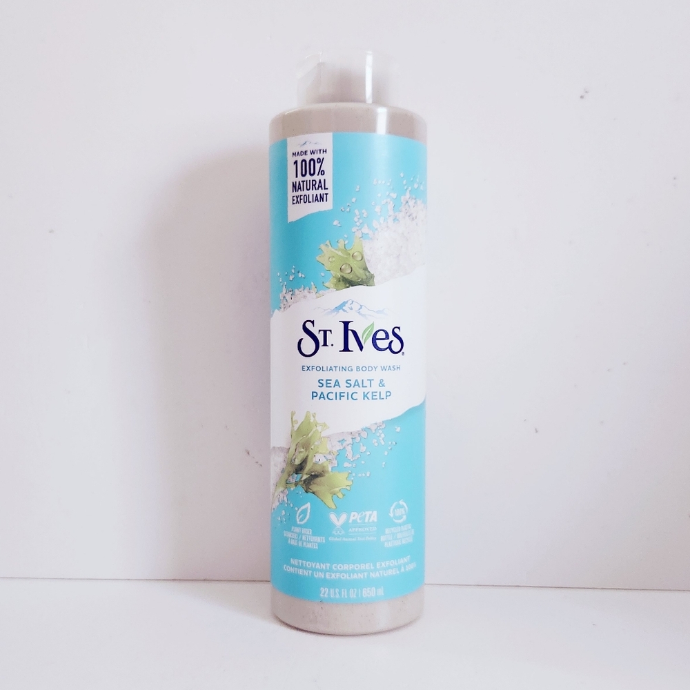 🔮3/$15 St. Ives Exfoliating Body Wash Sea Salt and Pacific Kelp